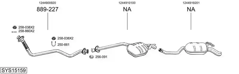 BOSAL SYS15159