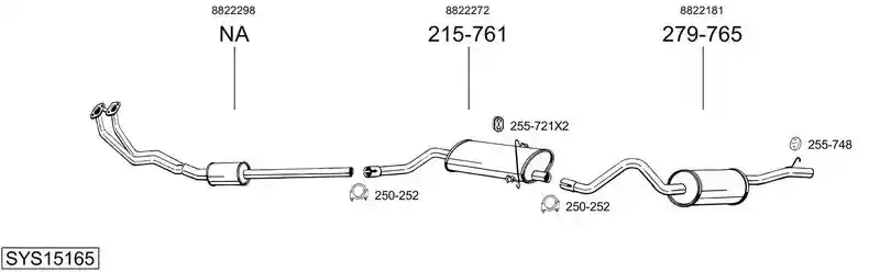 BOSAL SYS15165