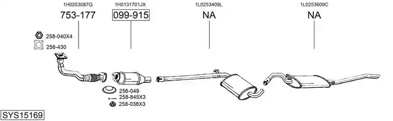 BOSAL SYS15169