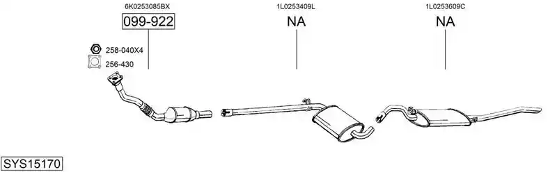 BOSAL SYS15170
