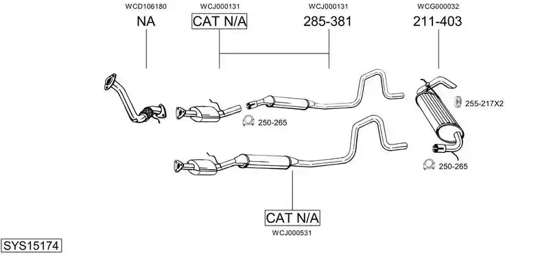 BOSAL SYS15174