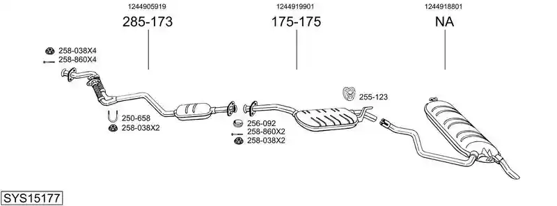 BOSAL SYS15177