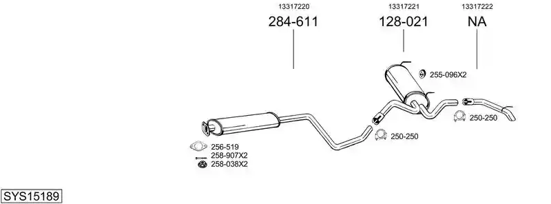 BOSAL SYS15189