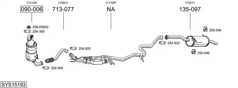 BOSAL SYS15193