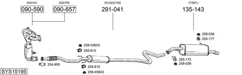 BOSAL SYS15195