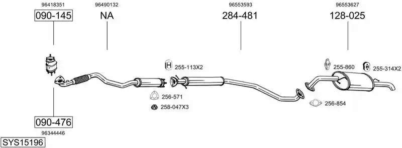 BOSAL SYS15196