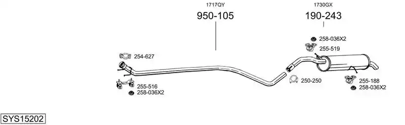 BOSAL SYS15202