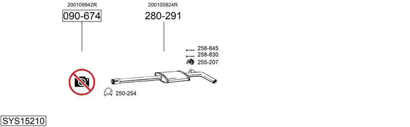 BOSAL SYS15210