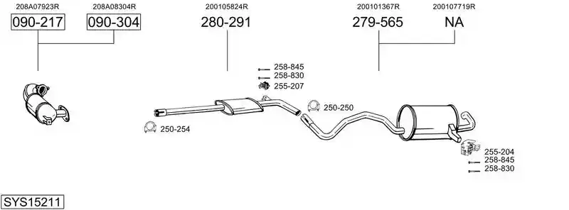 BOSAL SYS15211