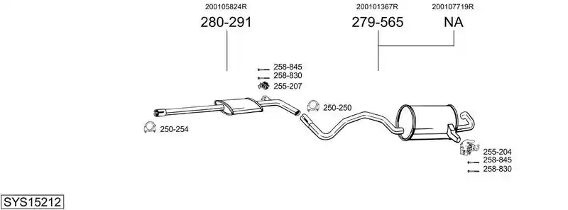 BOSAL SYS15212
