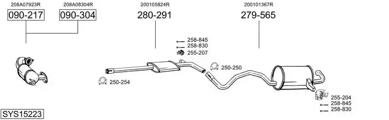 BOSAL SYS15223