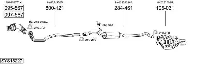 BOSAL SYS15227