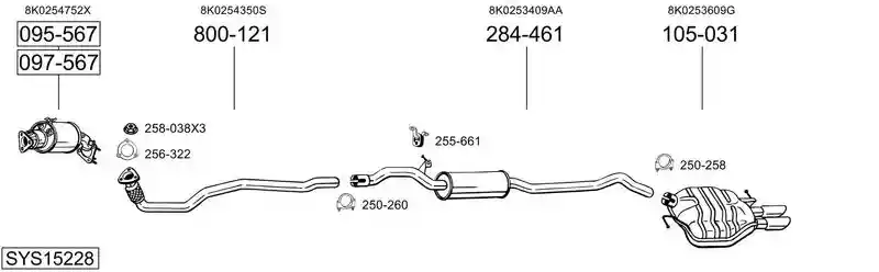 BOSAL SYS15228
