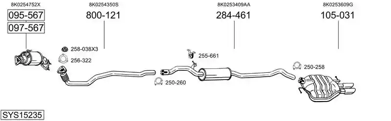 BOSAL SYS15235
