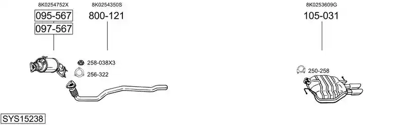 BOSAL SYS15238