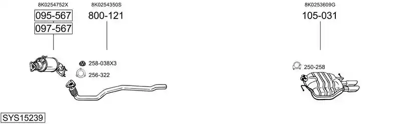 BOSAL SYS15239