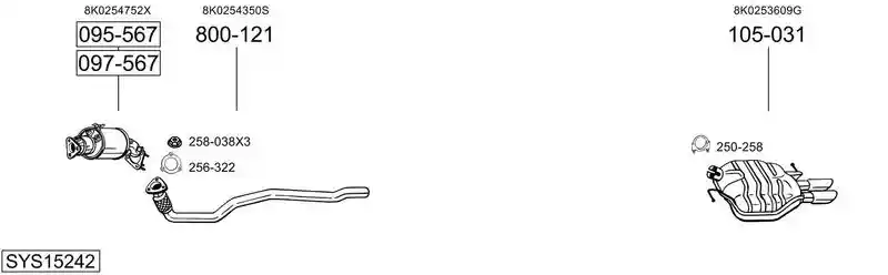 BOSAL SYS15242
