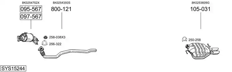 BOSAL SYS15244