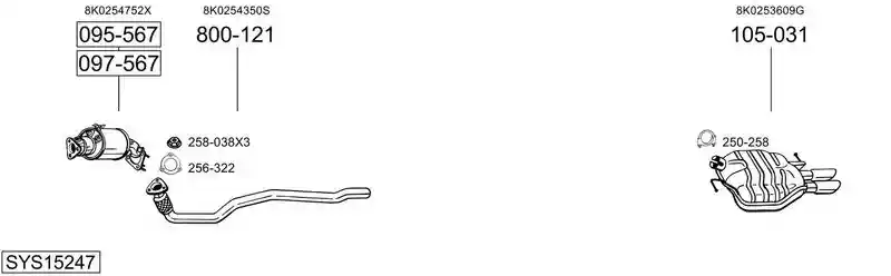 BOSAL SYS15247