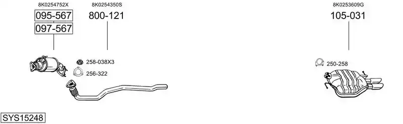 BOSAL SYS15248