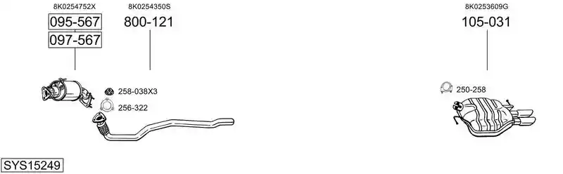 BOSAL SYS15249
