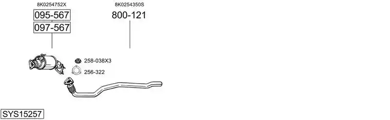 BOSAL SYS15257