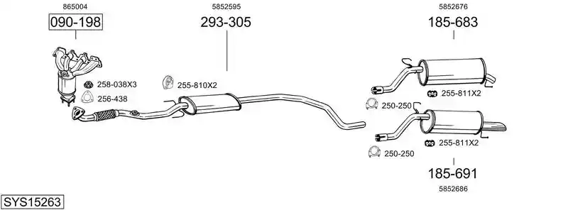 BOSAL SYS15263