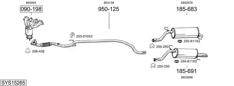 BOSAL SYS15265