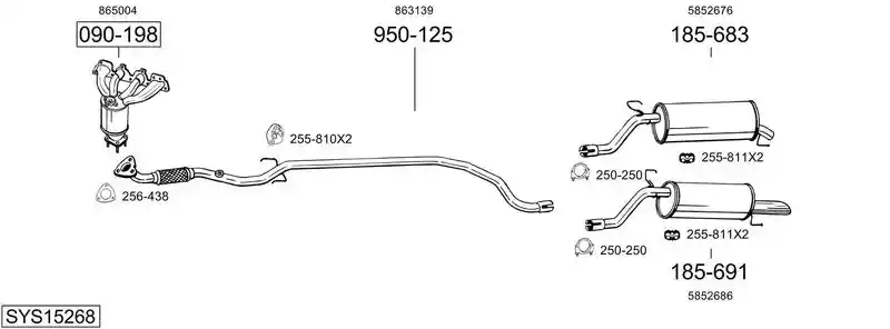 BOSAL SYS15268