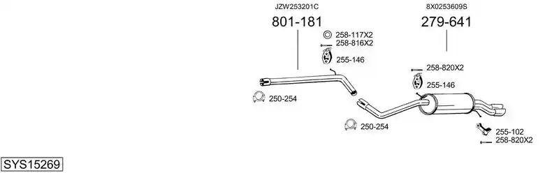 BOSAL SYS15269