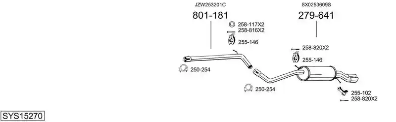 BOSAL SYS15270