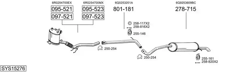 BOSAL SYS15276