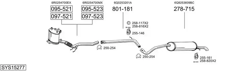 BOSAL SYS15277