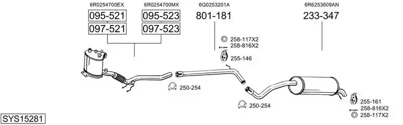 BOSAL SYS15281
