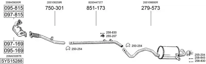 BOSAL SYS15288