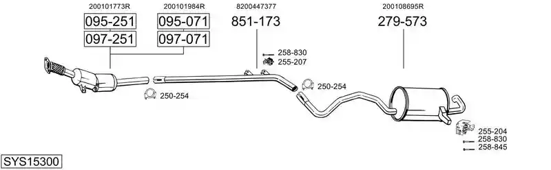 BOSAL SYS15300