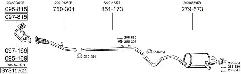 BOSAL SYS15302