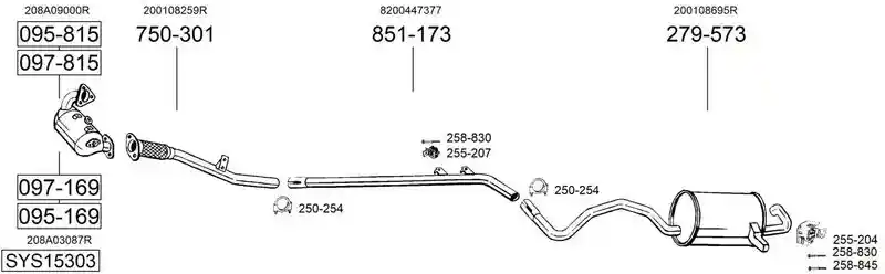 BOSAL SYS15303