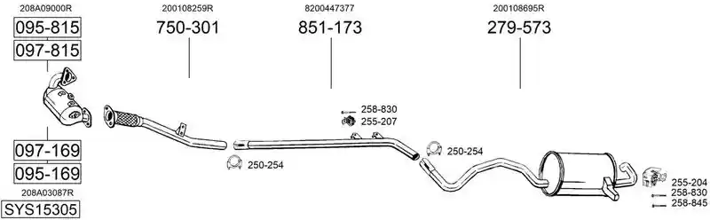 BOSAL SYS15305