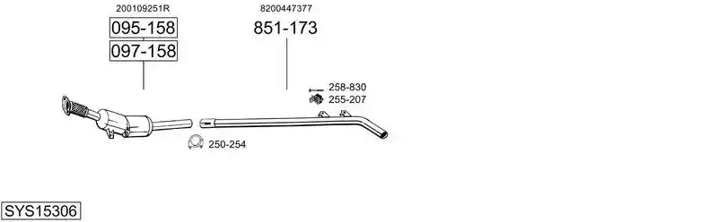 BOSAL SYS15306
