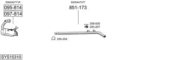 BOSAL SYS15310