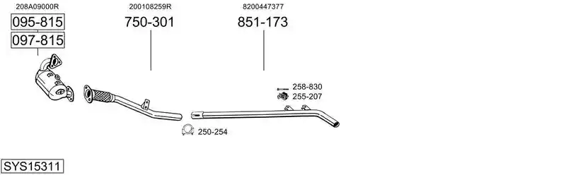 BOSAL SYS15311