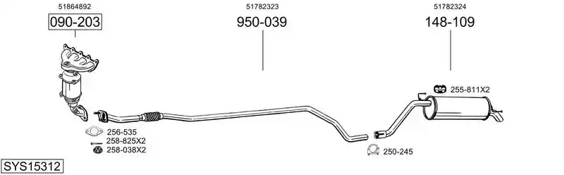 BOSAL SYS15312