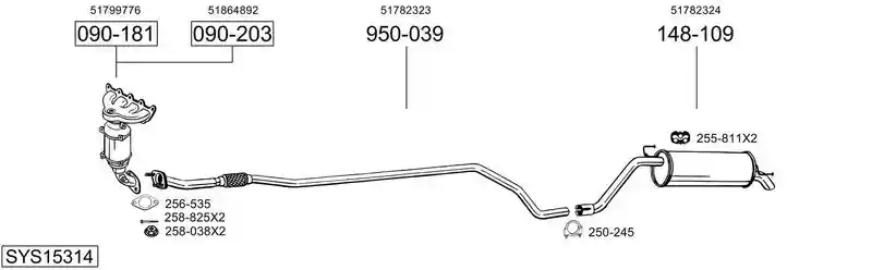 BOSAL SYS15314
