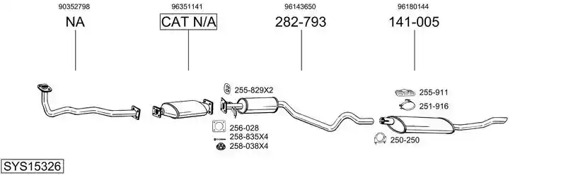 BOSAL SYS15326