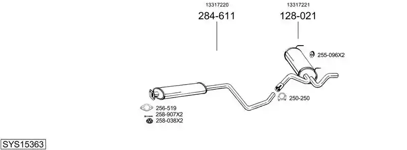 BOSAL SYS15363