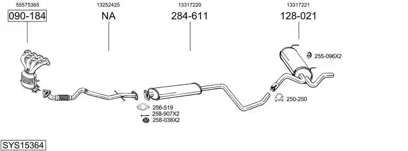 BOSAL SYS15364