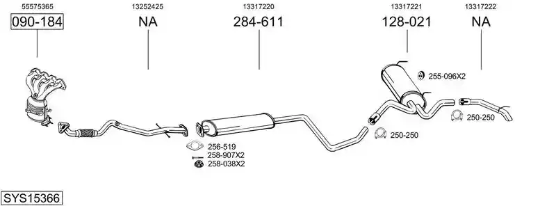 BOSAL SYS15366