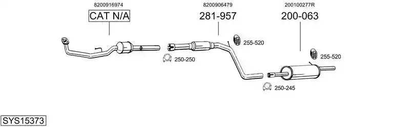BOSAL SYS15373