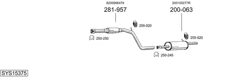 BOSAL SYS15375